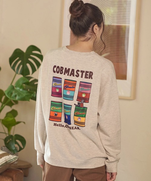 go slow caravan(ゴースローキャラバン)の「COBMASTER/コブマスター 裏毛スウェット(ドラム缶ベアー)(スウェット・メンズ・ブラック/オートミール/マスタード・X-LARGE/LARGE/MEDIUM)」の5枚目の写真