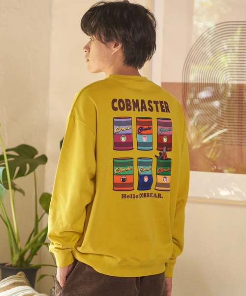 go slow caravan(ゴースローキャラバン)の「COBMASTER/コブマスター 裏毛スウェット(ドラム缶ベアー)(スウェット・メンズ・ブラック/オートミール/マスタード・X-LARGE/LARGE/MEDIUM)」の4枚目の写真