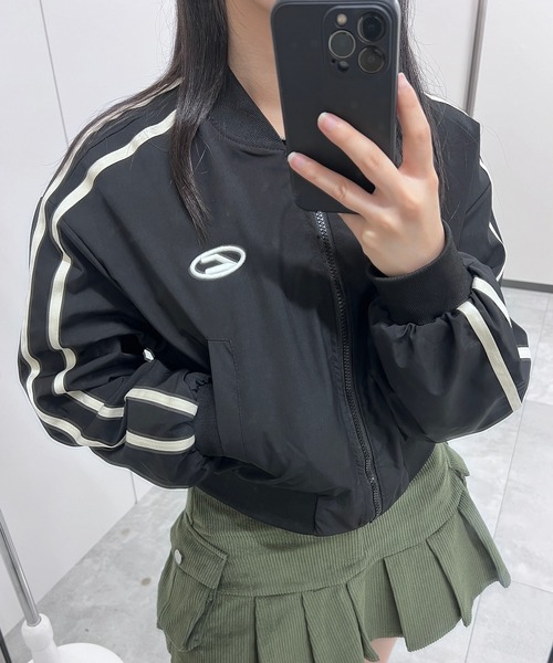 Figments（フィグメンツ）の「サイドラインモーダーブルゾン（ブルゾン・レディース・ブラック・FREE）」の2枚目の写真