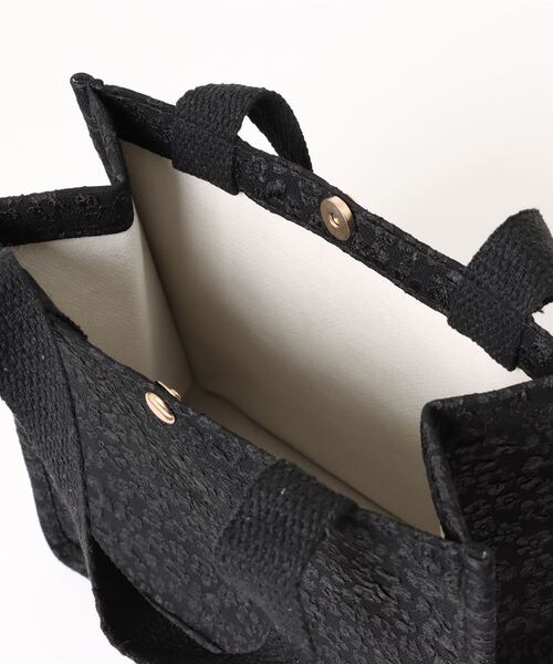 Mignonjour（ミニョンジュール）の「Mignonjour/フラワーミニトートバッグ M2579（トートバッグ・レディース・ホワイト/ベージュ/ブラック/ブルー・FREE）」の14枚目の写真