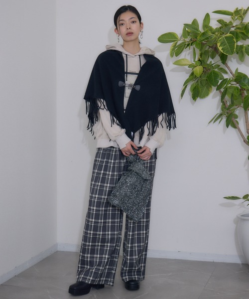 極美品⬛︎ヒステリックグラマー⬛︎ポンチョ⬛︎大判ストール⬛︎ギターガール⬛︎ユニセックス 極美品⬛︎ヒステリックグラマー⬛︎ポンチョ⬛︎大判ストール