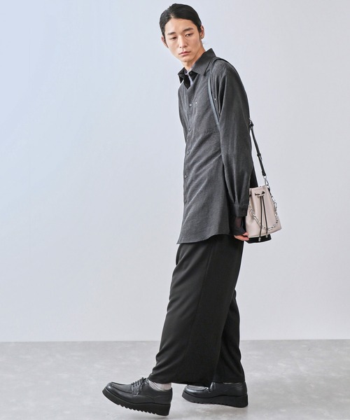 【セール】ピーチドレープロングシャツ(シャツ/ブラウス)|JUNRED(ジュンレッド) 【セール】ピーチドレープロングシャツ(シャツ/ブラウス)|JUNRED(ジュンレッド)