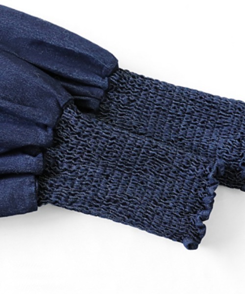 【セール】デニムワンピース ボリューム袖 長袖 デニム シャツワンピース（ワンピース）｜COCOMOMO（ココモモ）