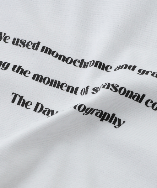 THE DAY（ザデイ）の「THE DAY PHOTOGRAPHY The Day L/S Tee（Tシャツ/カットソー・メンズ・ホワイト・X-LARGE/LARGE/MEDIUM）」の6枚目の写真