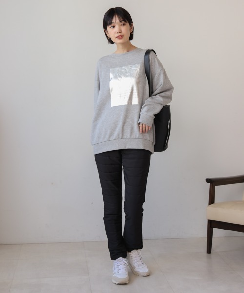 Bou Jeloud(ブージュルード)の「フェイクダウンパンツ(その他パンツ・レディース・ブラック/ベージュ/オフホワイト・M/L)」の4枚目の写真