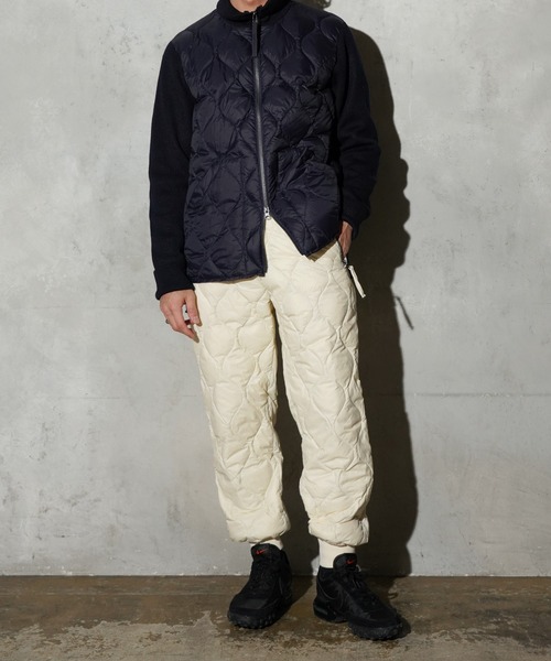 TAION（タイオン）の「TAION / タイオン MILITARY DOWN PANTS SOFTSHELL (TAION-131LSML-1) ソフトシェル ミリタリー ダウンパンツ（その他パンツ・メンズ・ブラック/オリーブ/その他1/オフホワイト/ダークネイビー/カモフラージュ・SMALL/MEDIUM/LARGE/X-LARGE）」の7枚目の写真