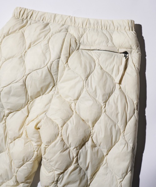 TAION（タイオン）の「TAION / タイオン MILITARY DOWN PANTS SOFTSHELL (TAION-131LSML-1) ソフトシェル ミリタリー ダウンパンツ（その他パンツ・メンズ・ブラック/オリーブ/その他1/オフホワイト/ダークネイビー/カモフラージュ・SMALL/MEDIUM/LARGE/X-LARGE）」の17枚目の写真