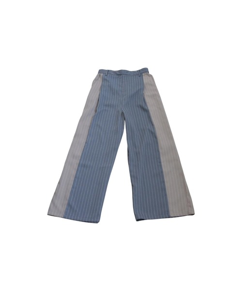 antiqua（アンティカ）の「ストライプ柄ワイドパンツ（その他パンツ・レディース・ブルー/グレー・MEDIUM/LARGE）」の12枚目の写真