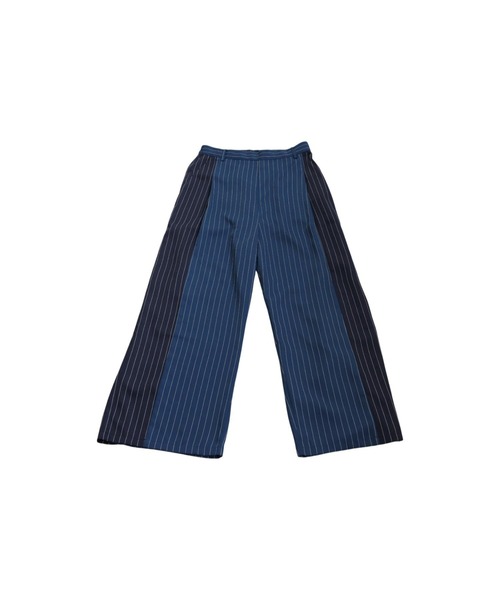 antiqua（アンティカ）の「ストライプ柄ワイドパンツ（その他パンツ・レディース・ブルー/グレー・MEDIUM/LARGE）」の13枚目の写真