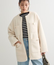 Green　Parks | ノーカラーZIPジャコット(ノーカラージャケット)