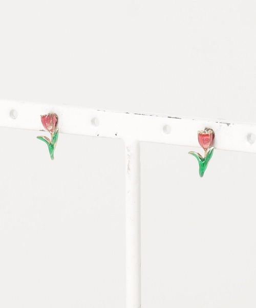 Zoule(ゾーラ)の「Zoule ゾーラ:FLOWER LETTER SERIES flower letter2 花 花言葉 チューリップ タンポポ マーガレット ピアス(ピアス(両耳用)・レディース・レッド/ホワイト/イエロー・FREE)」の22枚目の写真
