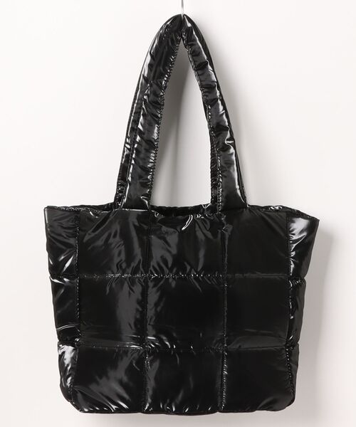 FOREVER 21（フォーエバー トゥエンティーワン）の「キルティングトートバッグ（ハンドバッグ・レディース・オフホワイト/ブラック・FREE）」の6枚目の写真