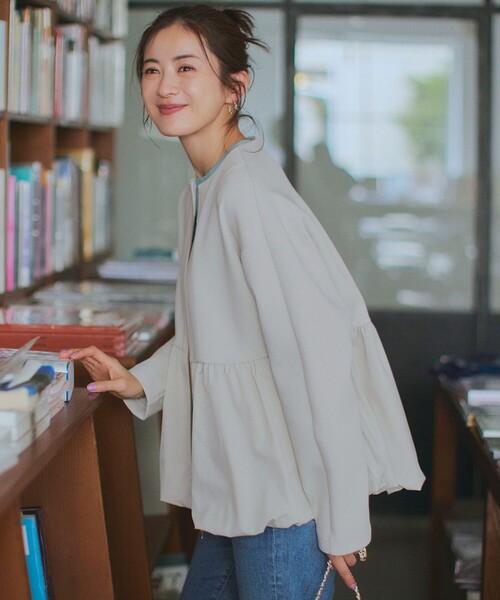 ラスト値下げ23区今季新品未使用【洗える】コットンエアーバルーン ライトアウター セール】【洗える】コットンエアーバルーン ライトアウター（その他