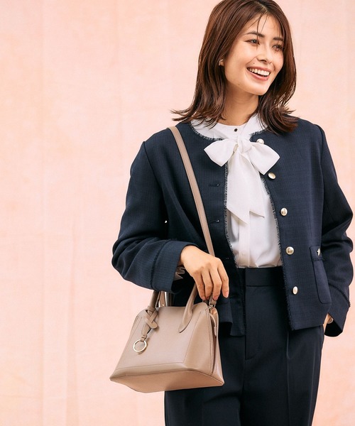 GLOBAL WORK（グローバルワーク）の「スペ軽3ROOM2WAYショルダー/234508（ショルダーバッグ・レディース・ホワイト系その他7/ライトブルー/ブラック/アイボリー/ブラウン/ベージュ/グレイッシュベージュ/ライトイエロー/ダークブラウン/ブラウン系その他・ONE SIZE）」の8枚目の写真