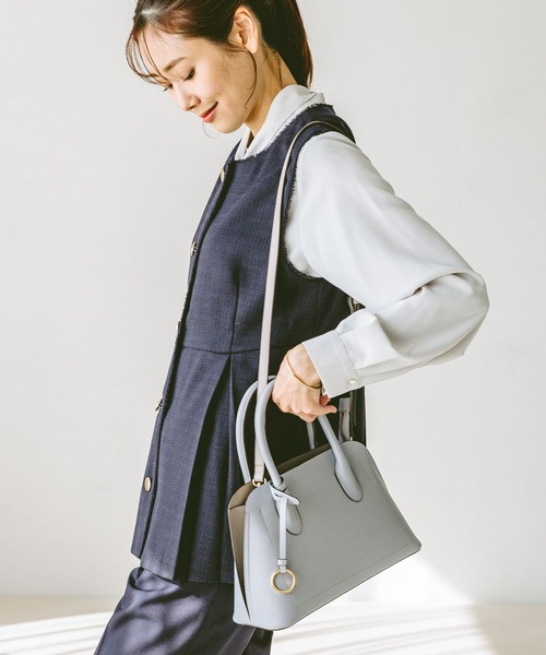 GLOBAL WORK（グローバルワーク）の「スペ軽3ROOM2WAYショルダー/234508（ショルダーバッグ・レディース・ホワイト系その他7/ライトブルー/ブラック/アイボリー/ブラウン/ベージュ/グレイッシュベージュ/ライトイエロー/ダークブラウン/ブラウン系その他・ONE SIZE）」の20枚目の写真