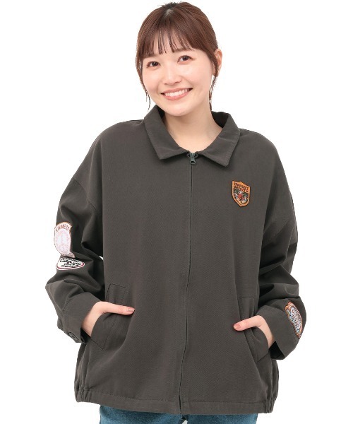 チチカカ（チチカカ）の「コラージュワッペンジャケット（ミリタリージャケット・レディース・オートミール/カーキ/チャコールグレー・FREE）」の13枚目の写真