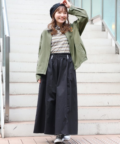 チチカカ（チチカカ）の「コラージュワッペンジャケット（ミリタリージャケット・レディース・オートミール/カーキ/チャコールグレー・FREE）」の10枚目の写真