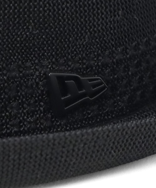 NEW ERA（ニューエラ）の「ニューエラ ニットフェドラハット 中折れハット メタルフラッグロゴ（ハット・メンズ・ブラック/ブラック系・L/M/XL）」の7枚目の写真