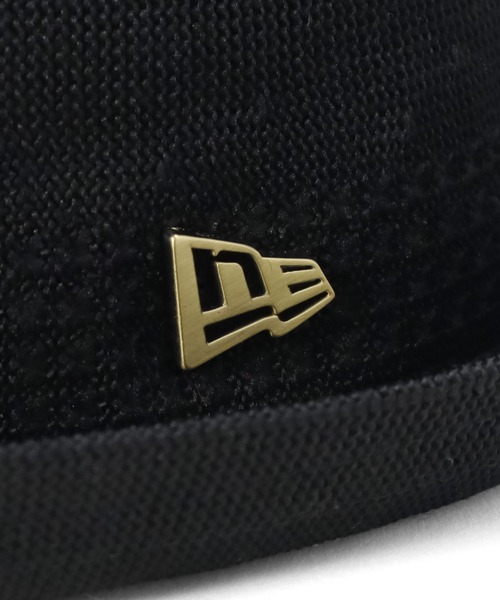 NEW ERA（ニューエラ）の「ニューエラ ニットフェドラハット 中折れハット メタルフラッグロゴ（ハット・メンズ・ブラック/ブラック系・L/M/XL）」の12枚目の写真