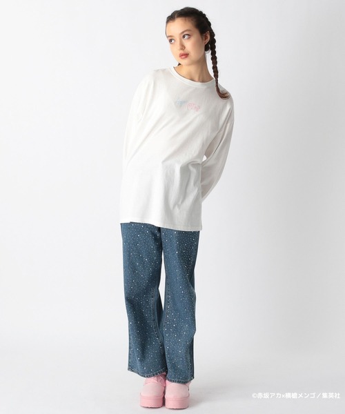 FOREVER 21（フォーエバー トゥエンティーワン）の「【ヤングジャンプ45周年】【推しの子】ロングTシャツ（UNISEX）（Tシャツ/カットソー・レディース・ホワイト/ホワイト系その他・FREE）」の3枚目の写真