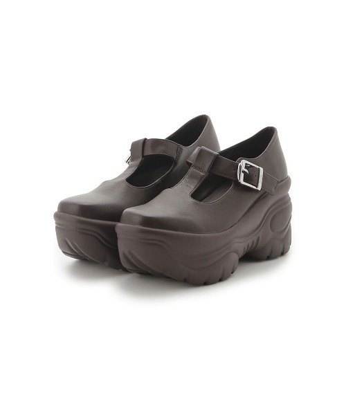 SNIDEL（スナイデル）の「スニーカーソールメリージェーン（パンプス・レディース・ホワイト/ブラウン/ブラック・LARGE/MEDIUM/SMALL）」の3枚目の写真