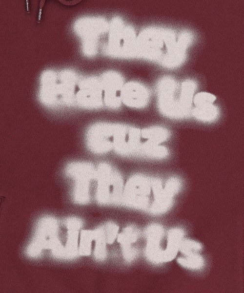 パーカー 「mahagrid/マハグリッド」 AIN’T US BLUR HOODIE/エイント アス ブラー パーカー レディース メンズ mahagrid/マハグリッド』 AIN'T US BLUR HOODIE/エイント アス