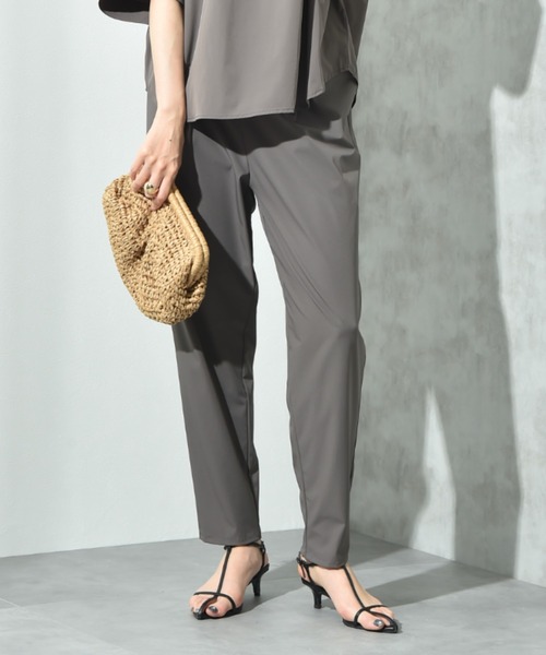 INTERPLANET(インタープラネット)の「【撥水・UV・接触冷感】テーパードパンツ(その他パンツ・レディース・グレー/ブラック/チャコールグレー・FREE)」の3枚目の写真