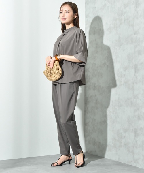 INTERPLANET(インタープラネット)の「【撥水・UV・接触冷感】テーパードパンツ(その他パンツ・レディース・グレー/ブラック/チャコールグレー・FREE)」の8枚目の写真