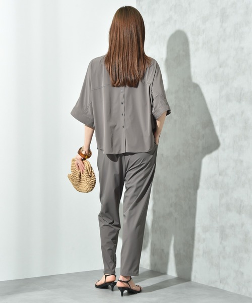 INTERPLANET(インタープラネット)の「【撥水・UV・接触冷感】テーパードパンツ(その他パンツ・レディース・グレー/ブラック/チャコールグレー・FREE)」の10枚目の写真