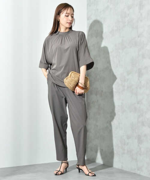 INTERPLANET(インタープラネット)の「【撥水・UV・接触冷感】テーパードパンツ(その他パンツ・レディース・グレー/ブラック/チャコールグレー・FREE)」の11枚目の写真