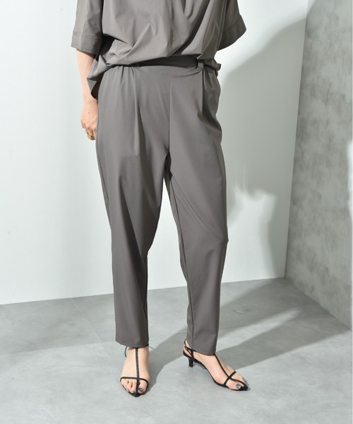 INTERPLANET(インタープラネット)の「【撥水・UV・接触冷感】テーパードパンツ(その他パンツ・レディース・グレー/ブラック/チャコールグレー・FREE)」の12枚目の写真