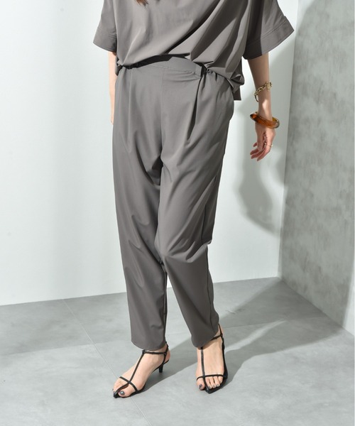 INTERPLANET(インタープラネット)の「【撥水・UV・接触冷感】テーパードパンツ(その他パンツ・レディース・グレー/ブラック/チャコールグレー・FREE)」の6枚目の写真