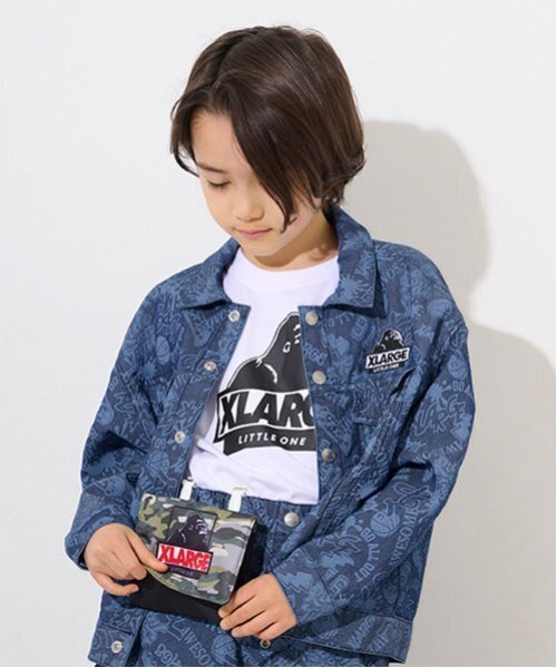 XLARGE KIDS（エクストララージキッズ）の「スランテッドOG半袖Ｔシャツ（Tシャツ/カットソー・キッズ・ホワイト/ライトブルー/ブラック/イエロー・90cm/120cm/110cm/80ｃｍ/100cm/140cm/130cm）」の10枚目の写真