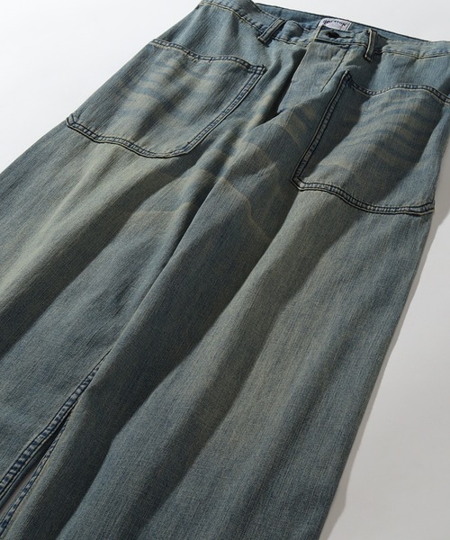 HOUSTON(ヒューストン)の「【HOUSTON/ヒューストン】USA COTTON DENIM SAILOR PANTS/デニムセーラーパンツ(デニムパンツ・メンズ・ブルー系その他/ブルー系その他2/ブルー系その他3・M/L/XL/S/XXL)」の8枚目の写真