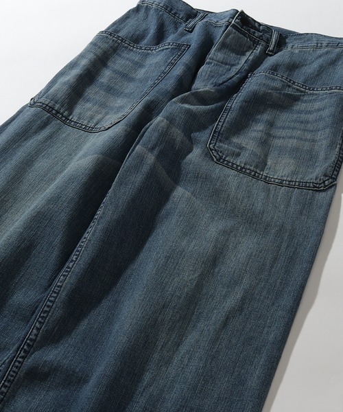 HOUSTON(ヒューストン)の「【HOUSTON/ヒューストン】USA COTTON DENIM SAILOR PANTS/デニムセーラーパンツ(デニムパンツ・メンズ・ブルー系その他/ブルー系その他2/ブルー系その他3・M/L/XL/S/XXL)」の7枚目の写真