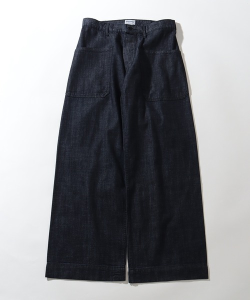 HOUSTON(ヒューストン)の「【HOUSTON/ヒューストン】USA COTTON DENIM SAILOR PANTS/デニムセーラーパンツ(デニムパンツ・メンズ・ブルー系その他/ブルー系その他2/ブルー系その他3・M/L/XL/S/XXL)」の5枚目の写真