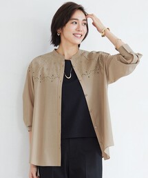 エンブロイダリーブロードシャツ ブラウス