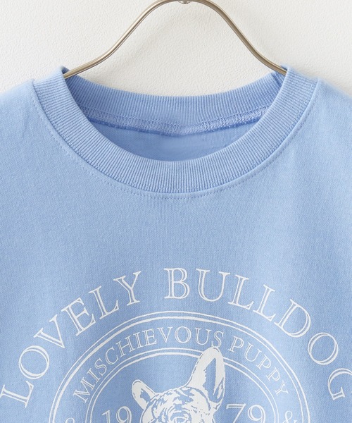 ROOPTOKYO（ループトウキョウ）の「College logo style bulldog print sweatshirt / カレッジロゴ風ブルドッグプリント スウェット（スウェット・レディース・グレー/ブルー/ライトグレー・FREE）」の12枚目の写真