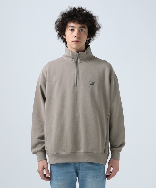 BAYFLOW（ベイフロー）の「[トレンドデザイン]ハーフジップスウェットプルオーバー（スウェット・メンズ・アイボリー/ブラック/グレー・MEDIUM/LARGE）」の7枚目の写真