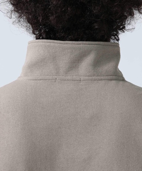 BAYFLOW（ベイフロー）の「[トレンドデザイン]ハーフジップスウェットプルオーバー（スウェット・メンズ・アイボリー/ブラック/グレー・MEDIUM/LARGE）」の14枚目の写真