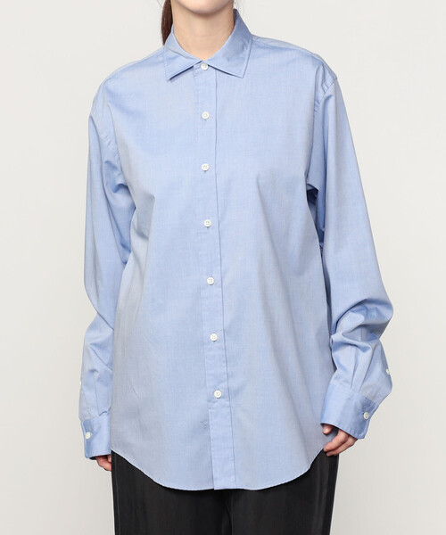 THE SHINZONE（ザ　シンゾーン）の「THE SHINZONE | 〈別注〉 PECK SHIRT WOMEN（シャツ/ブラウス・レディース・パープル系その他/ブルー系その他・F）」の12枚目の写真