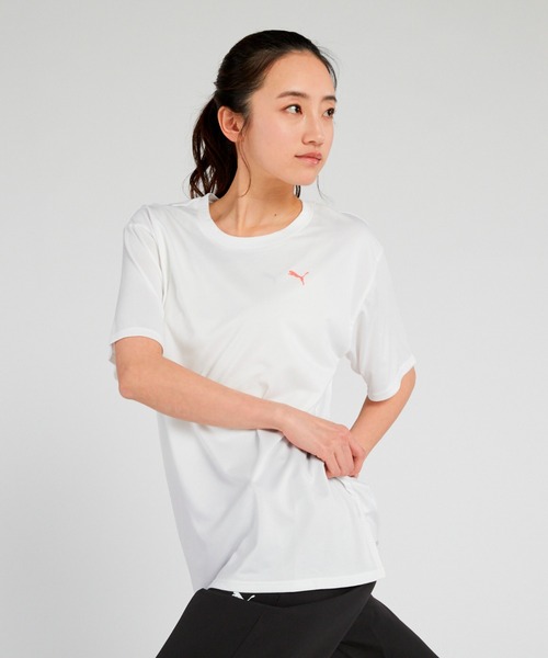 PUMA(プーマ)の「PUMA プーマ ウィメンズ トレーニング TAD ベーシック 半袖 Tシャツ(Tシャツ/カットソー・レディース・ブラック/ホワイト/ブルー系その他/レッド系その他2・SMALL/MEDIUM/X-LARGE/LARGE)」の2枚目の写真
