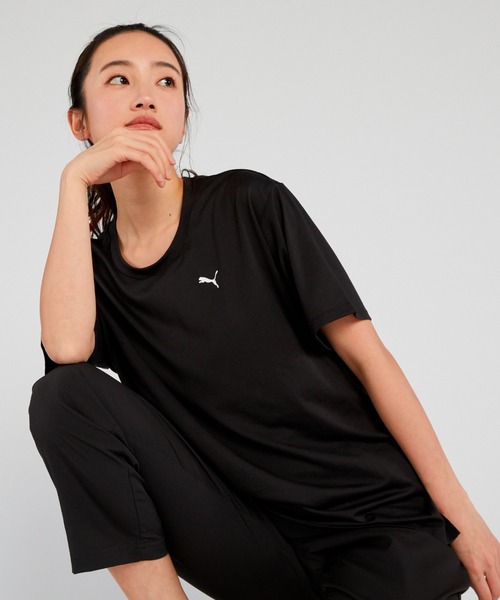 PUMA(プーマ)の「PUMA プーマ ウィメンズ トレーニング TAD ベーシック 半袖 Tシャツ(Tシャツ/カットソー・レディース・ブラック/ホワイト/ブルー系その他/レッド系その他2・SMALL/MEDIUM/X-LARGE/LARGE)」の1枚目の写真