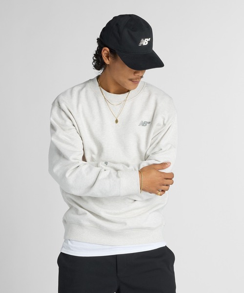 NEW BALANCE(ニューバランス)の「Numeric フレンチテリースウェットクルー(Tシャツ/カットソー・メンズ・ベージュ/セージグリーン/グレイッシュベージュ・LARGE/MEDIUM/SMALL/X-LARGE)」の2枚目の写真