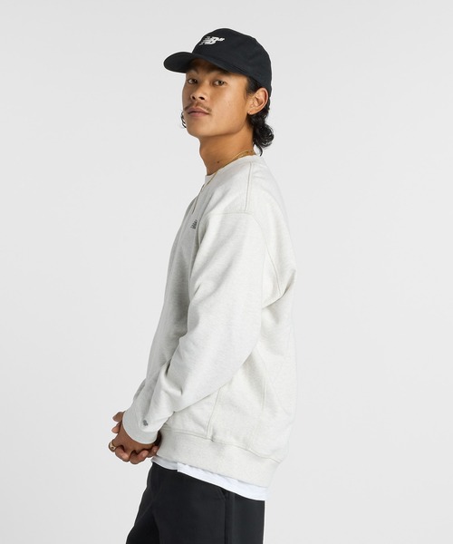NEW BALANCE(ニューバランス)の「Numeric フレンチテリースウェットクルー(Tシャツ/カットソー・メンズ・ベージュ/セージグリーン/グレイッシュベージュ・LARGE/MEDIUM/SMALL/X-LARGE)」の4枚目の写真