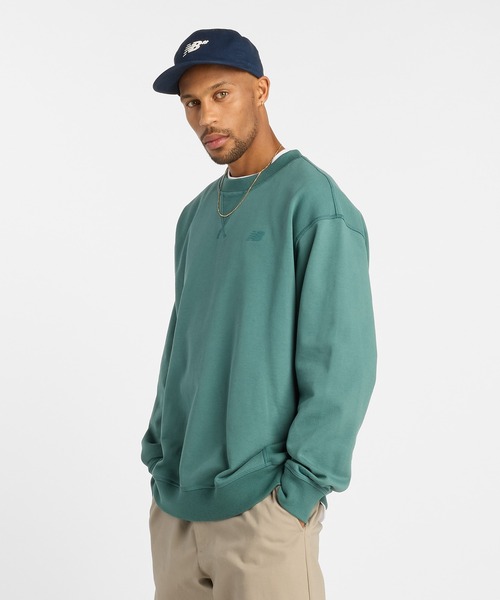 NEW BALANCE(ニューバランス)の「Numeric フレンチテリースウェットクルー(Tシャツ/カットソー・メンズ・ベージュ/セージグリーン/グレイッシュベージュ・LARGE/MEDIUM/SMALL/X-LARGE)」の18枚目の写真