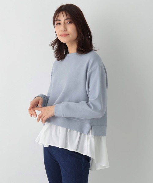 FOUND GOOD（ファウンドグッド）の「ポンチレイヤードPOLS（その他トップス・レディース・グリーン系2/ネイビー/パープル系2/ブルー系2/ベージュ/ブラック・S/M/L）」の5枚目の写真