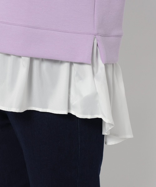 FOUND GOOD（ファウンドグッド）の「ポンチレイヤードPOLS（その他トップス・レディース・グリーン系2/ネイビー/パープル系2/ブルー系2/ベージュ/ブラック・S/M/L）」の15枚目の写真