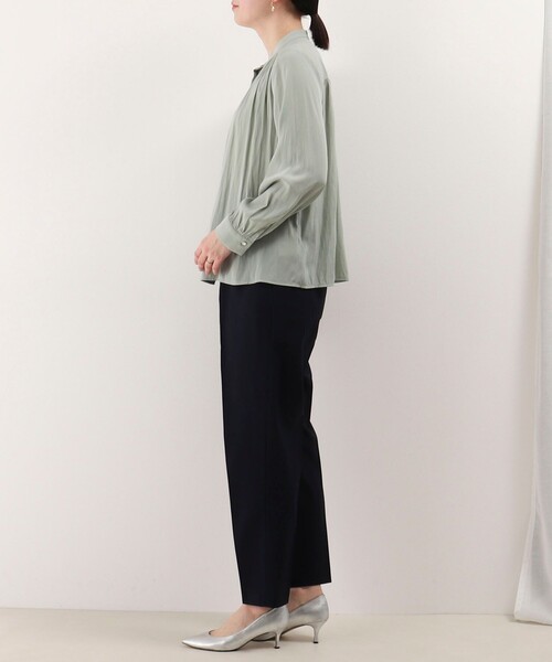 《オケージョン対応》パウダーサテンブラウス