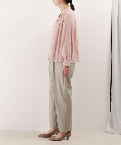 《オケージョン対応》パウダーサテンブラウス